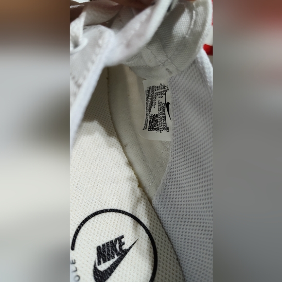 Nike Court Legacy Canvas CW6539-100 Wht/Blk Low Top Sneaker 7.5M - Picture 10 of 14